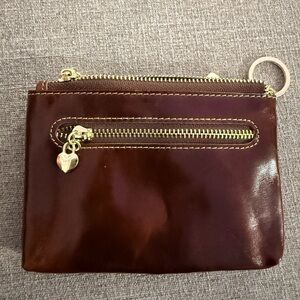 Brighton Elegant Brown Genuine Leather Women's Bag, Coin Pouch